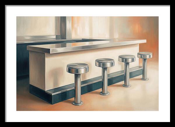 Vintage Soda Fountain Counter