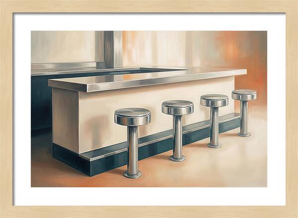 Vintage Soda Fountain Counter