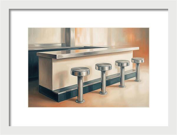 Vintage Soda Fountain Counter