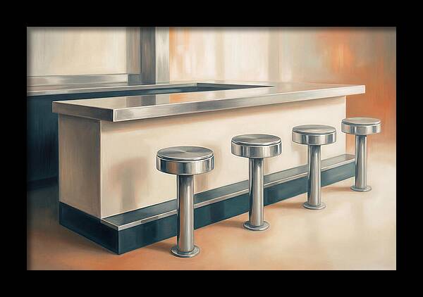 Vintage Soda Fountain Counter