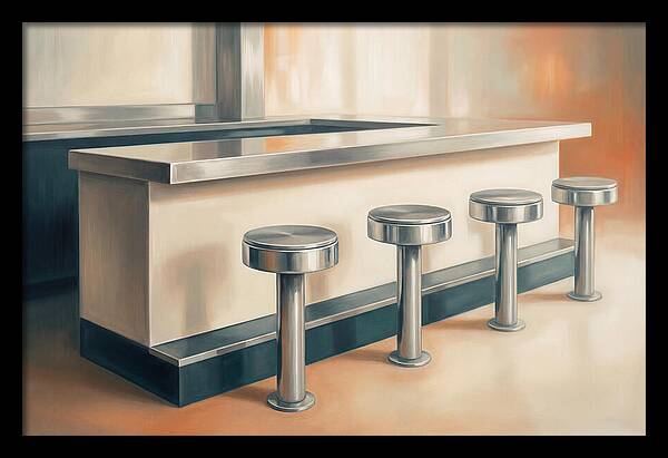 Vintage Soda Fountain Counter