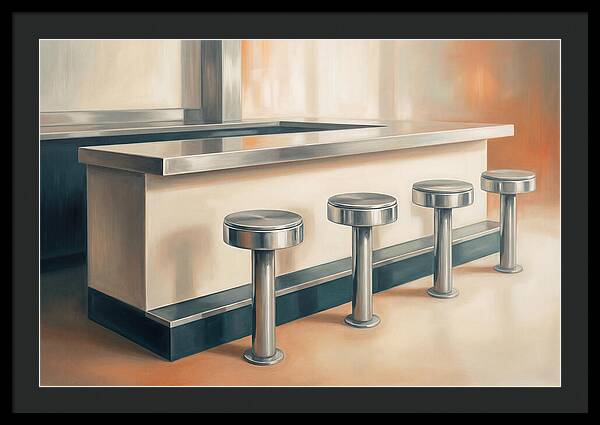Vintage Soda Fountain Counter