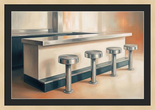 Vintage Soda Fountain Counter