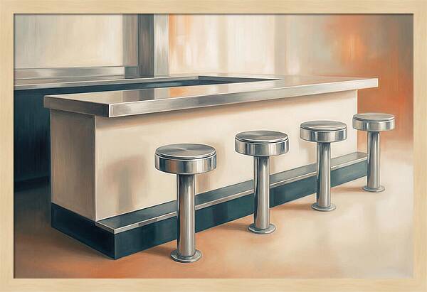 Vintage Soda Fountain Counter