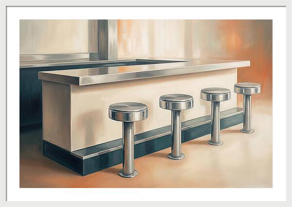Vintage Soda Fountain Counter