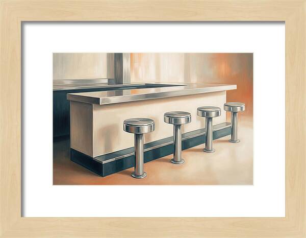 Vintage Soda Fountain Counter