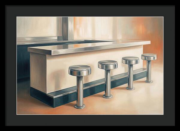 Vintage Soda Fountain Counter