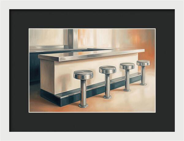 Vintage Soda Fountain Counter