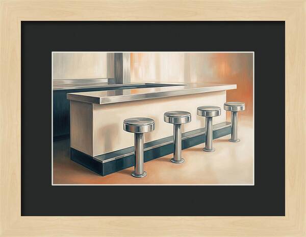 Vintage Soda Fountain Counter