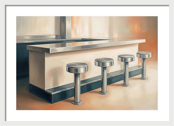 Vintage Soda Fountain Counter