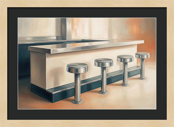 Vintage Soda Fountain Counter