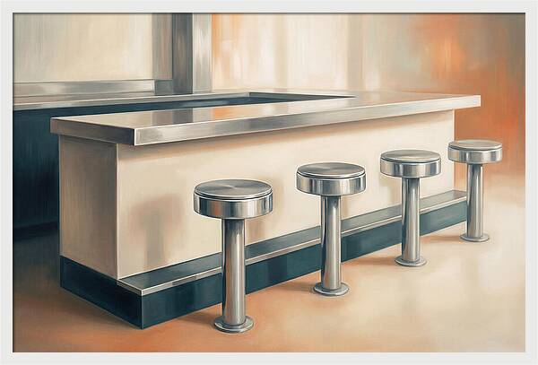 Vintage Soda Fountain Counter