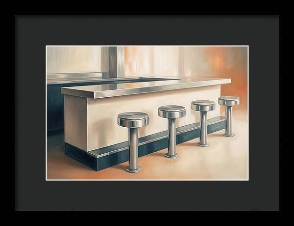 Vintage Soda Fountain Counter