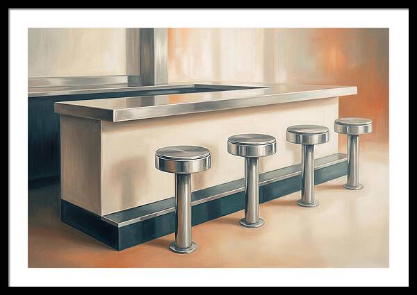 Vintage Soda Fountain Counter
