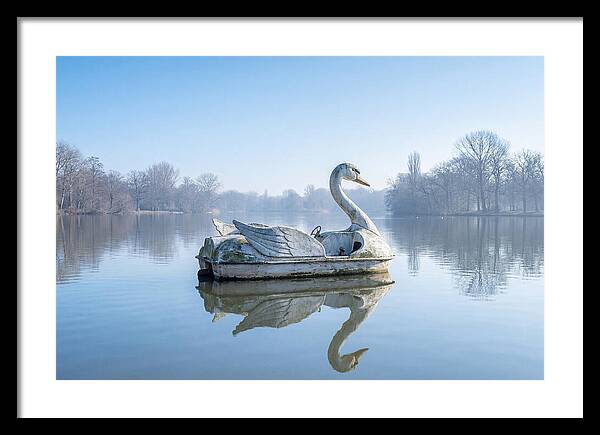Vintage Swan Pedal Boat Reflection