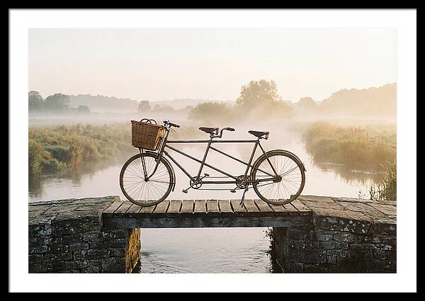 Vintage Tandem Bicycle By The River
