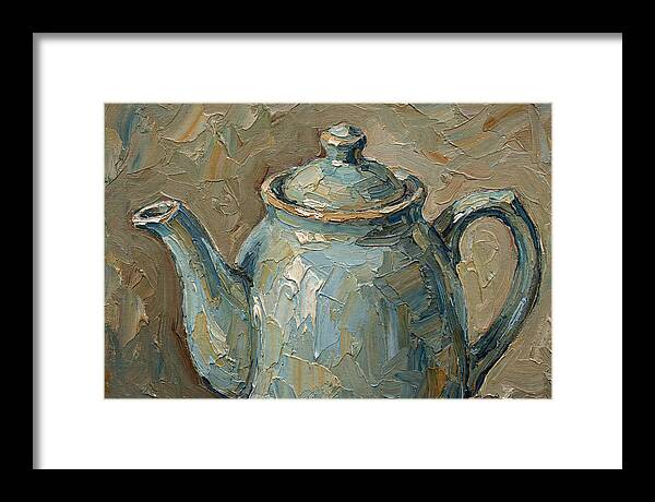 Vintage Teapot In Soft Hues