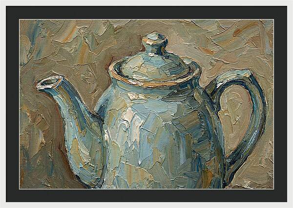 Vintage Teapot In Soft Hues