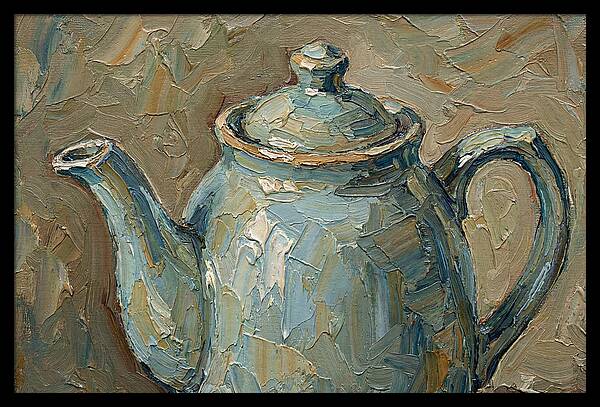 Vintage Teapot In Soft Hues