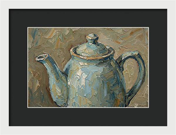 Vintage Teapot In Soft Hues