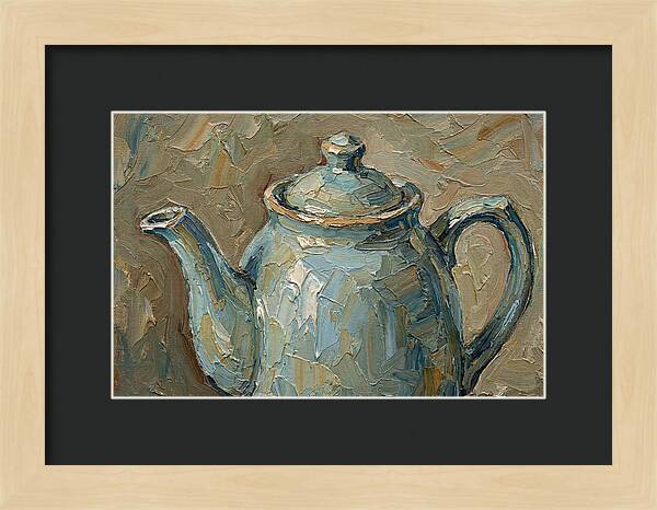 Vintage Teapot In Soft Hues