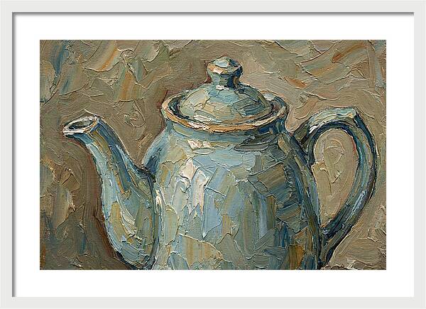 Vintage Teapot In Soft Hues