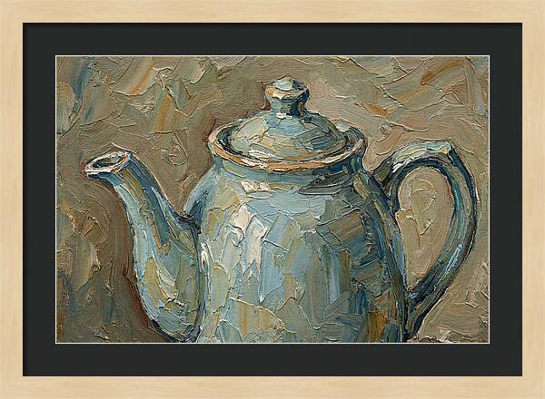 Vintage Teapot In Soft Hues