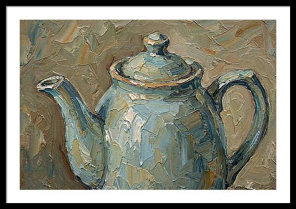 Vintage Teapot In Soft Hues