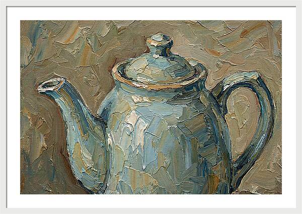 Vintage Teapot In Soft Hues