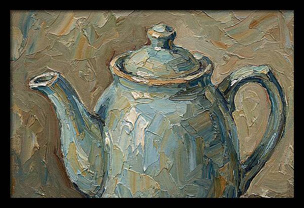Vintage Teapot In Soft Hues