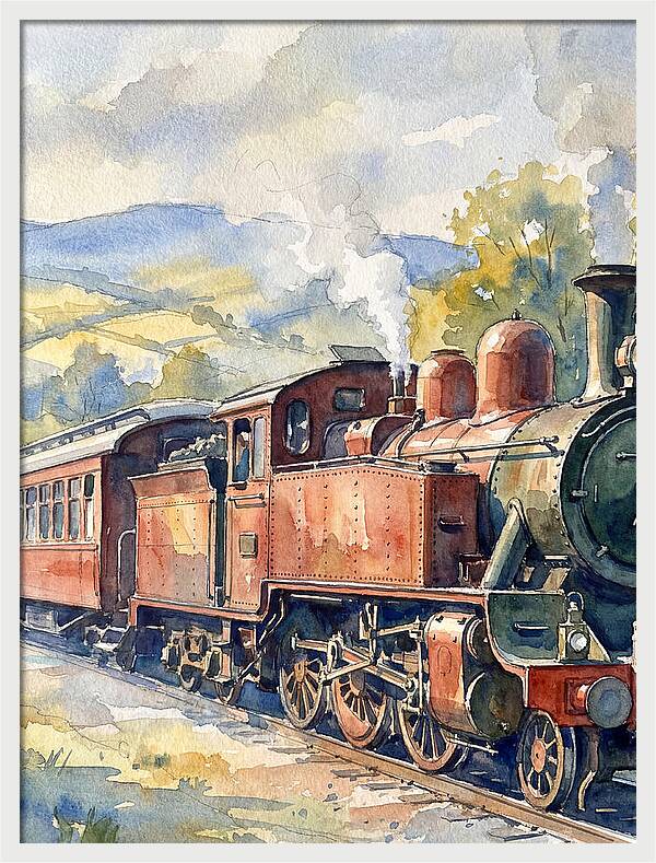 Vintage Train Journey