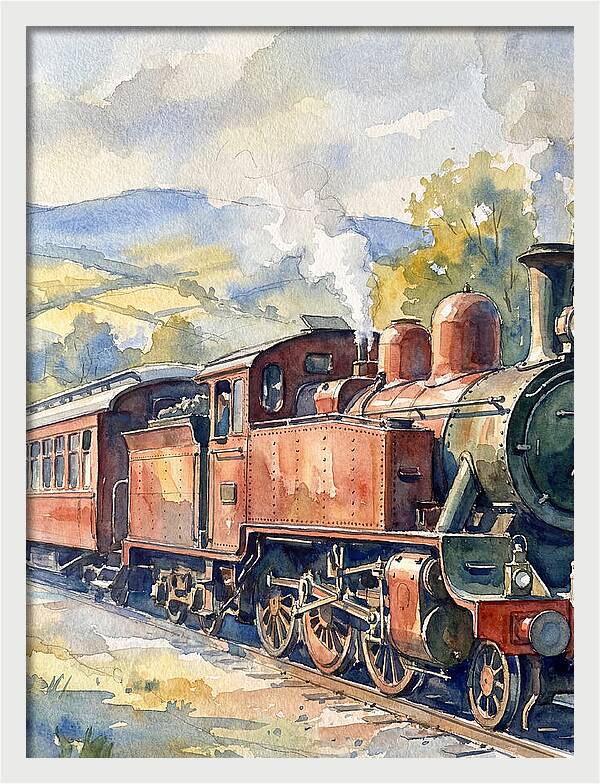 Vintage Train Journey