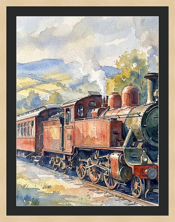 Vintage Train Journey