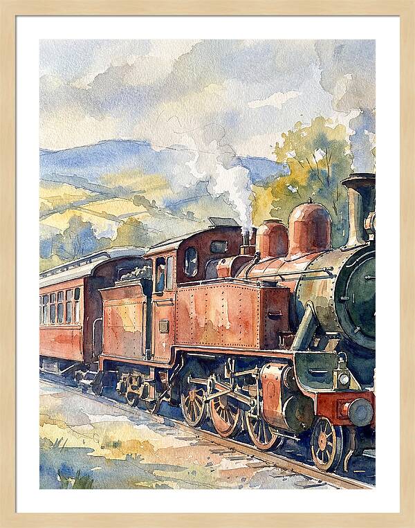 Vintage Train Journey