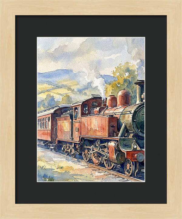 Vintage Train Journey