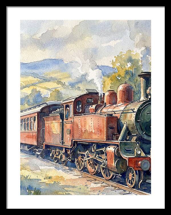 Vintage Train Journey