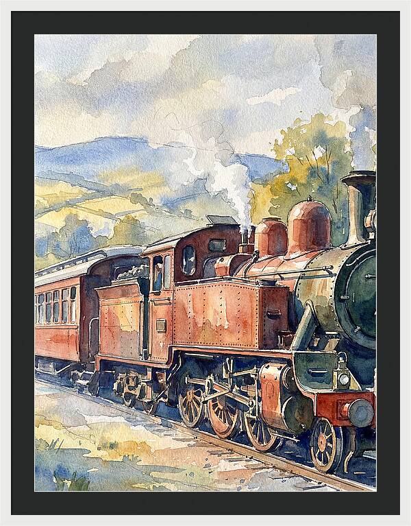 Vintage Train Journey