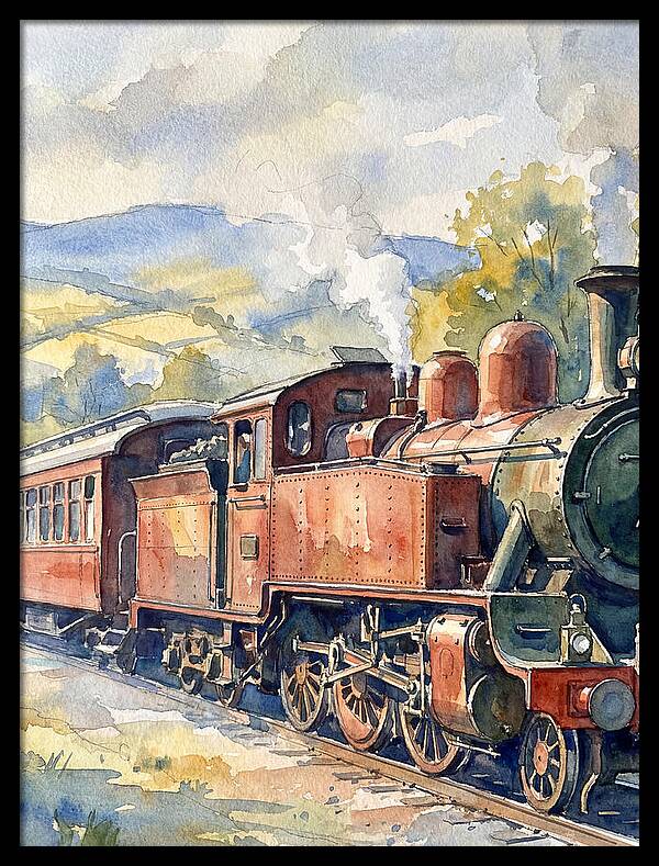 Vintage Train Journey