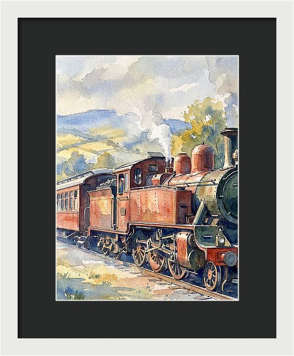 Vintage Train Journey