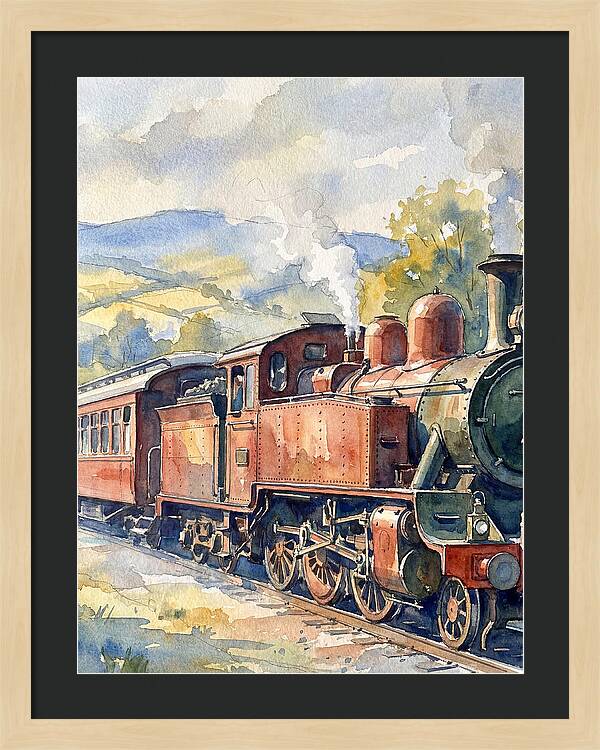 Vintage Train Journey