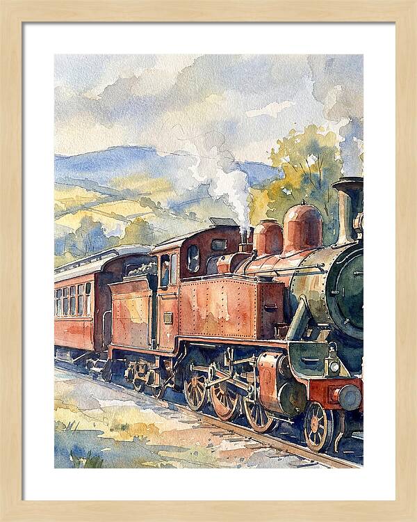 Vintage Train Journey