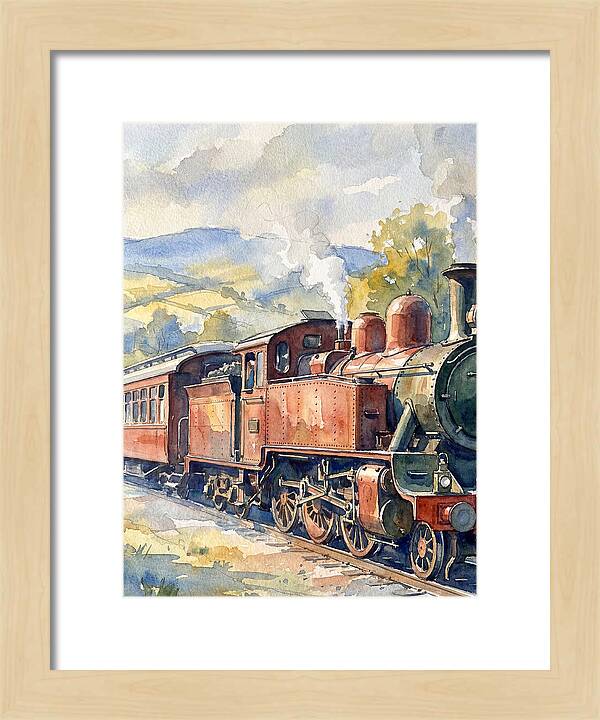 Vintage Train Journey