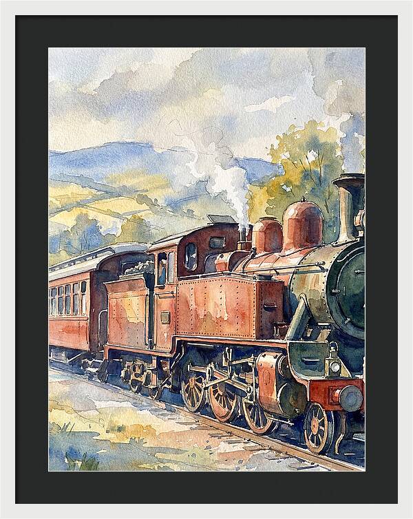 Vintage Train Journey