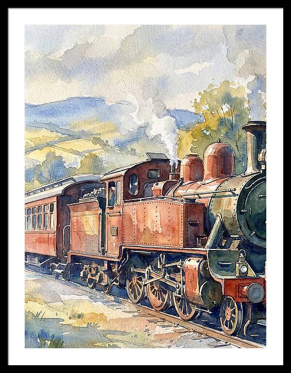 Vintage Train Journey