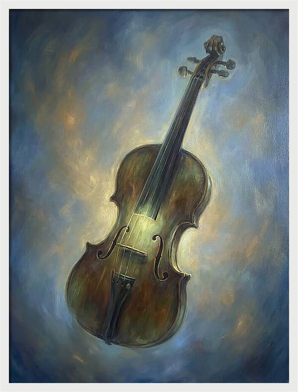 Vintage Violin Illuminated Elegance