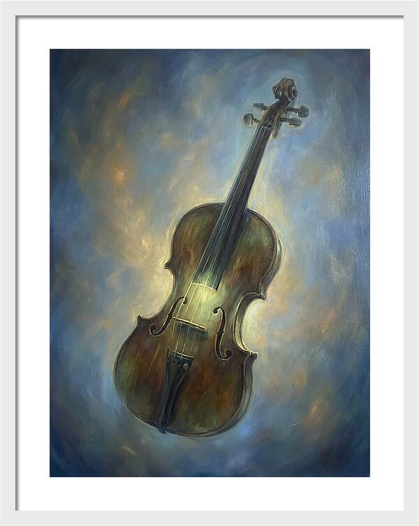 Vintage Violin Illuminated Elegance