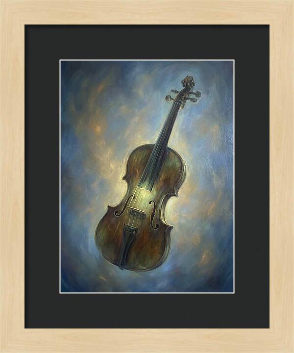 Vintage Violin Illuminated Elegance