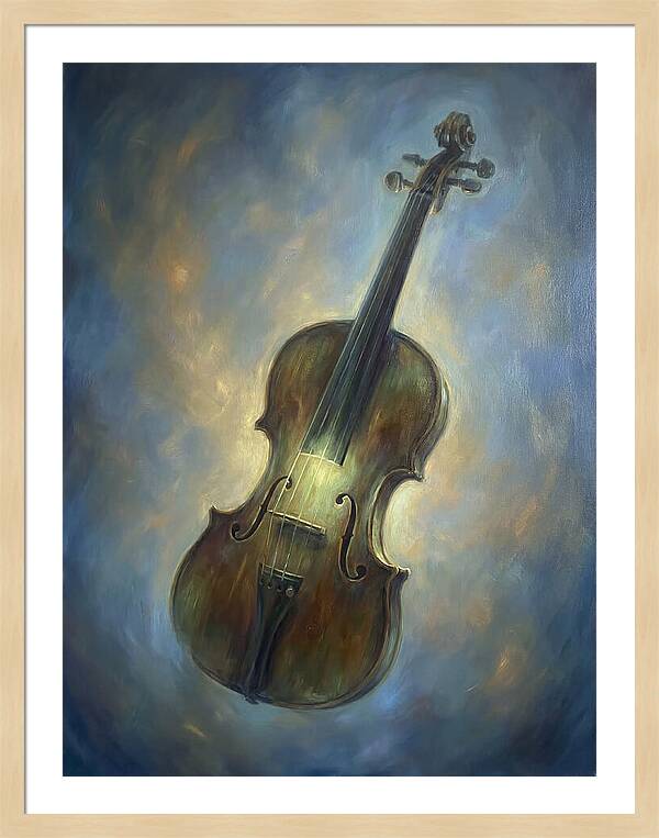 Vintage Violin Illuminated Elegance