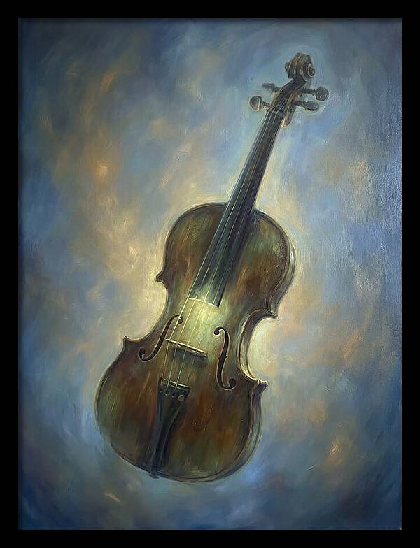 Vintage Violin Illuminated Elegance