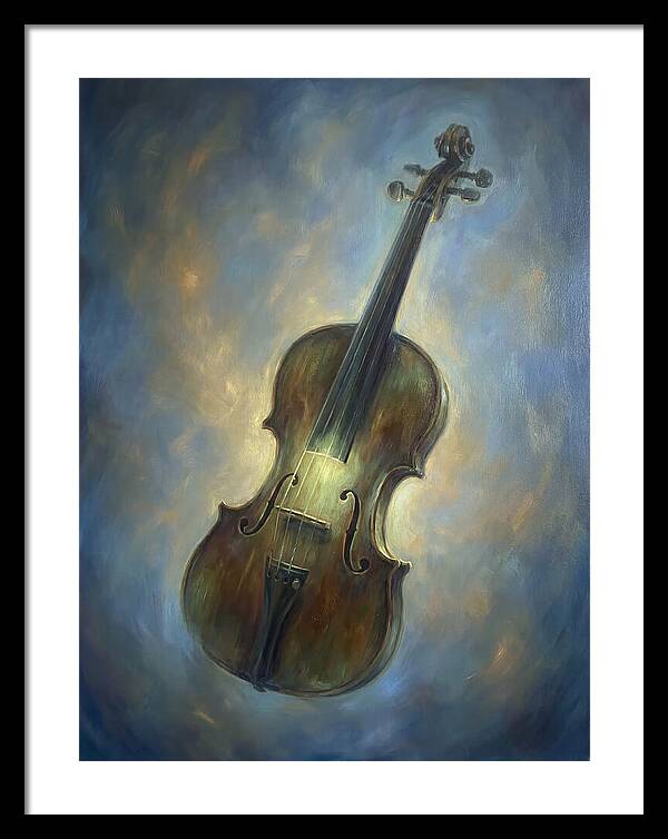 Vintage Violin Illuminated Elegance